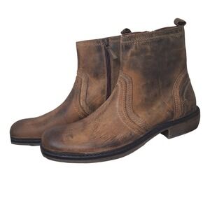 Roan by Bed Stu Mens size 10 Crestone Casual Square Toe Western Casual Boots